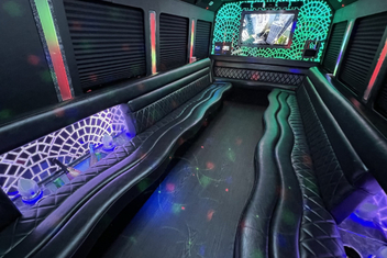 Manchester Limo Bus Interior