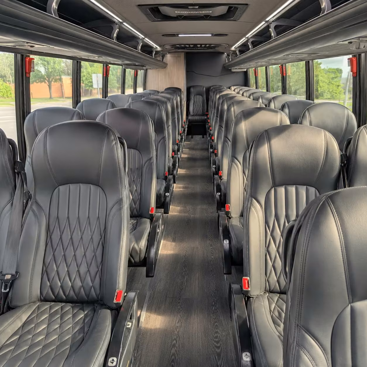 30 passenger minibus inside