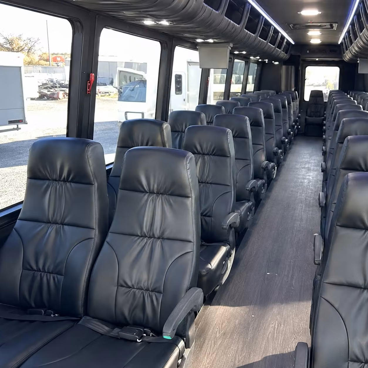 35 passenger minibus interior
