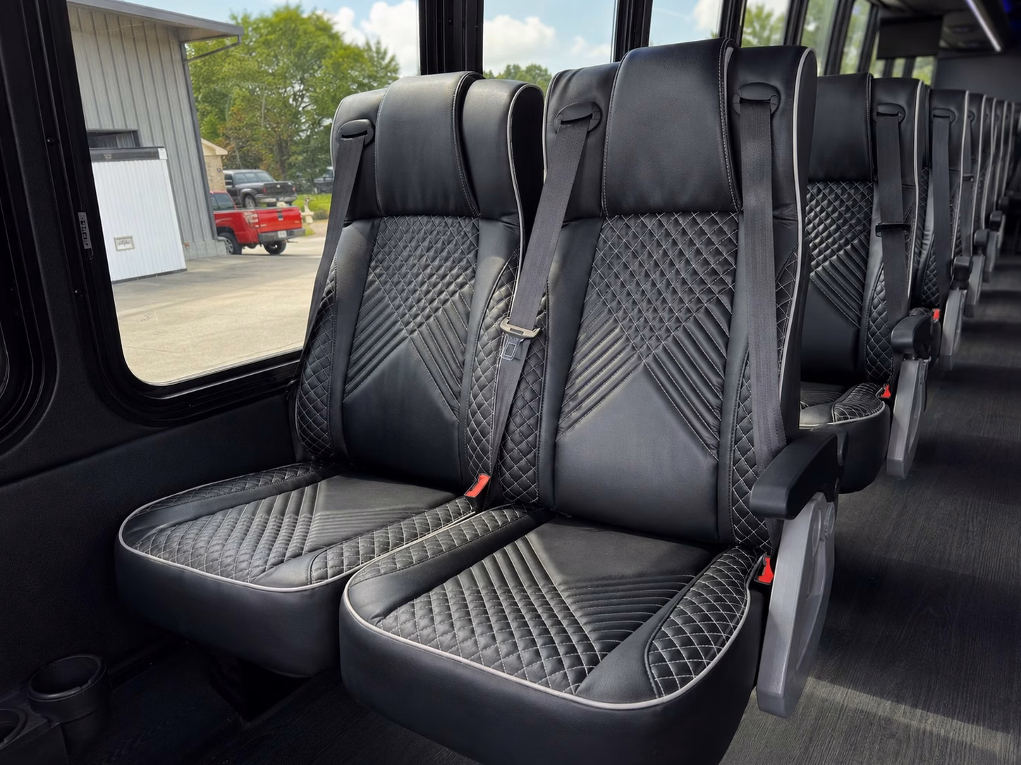 charter bus rentals for fisher cats games at delta dental stadium