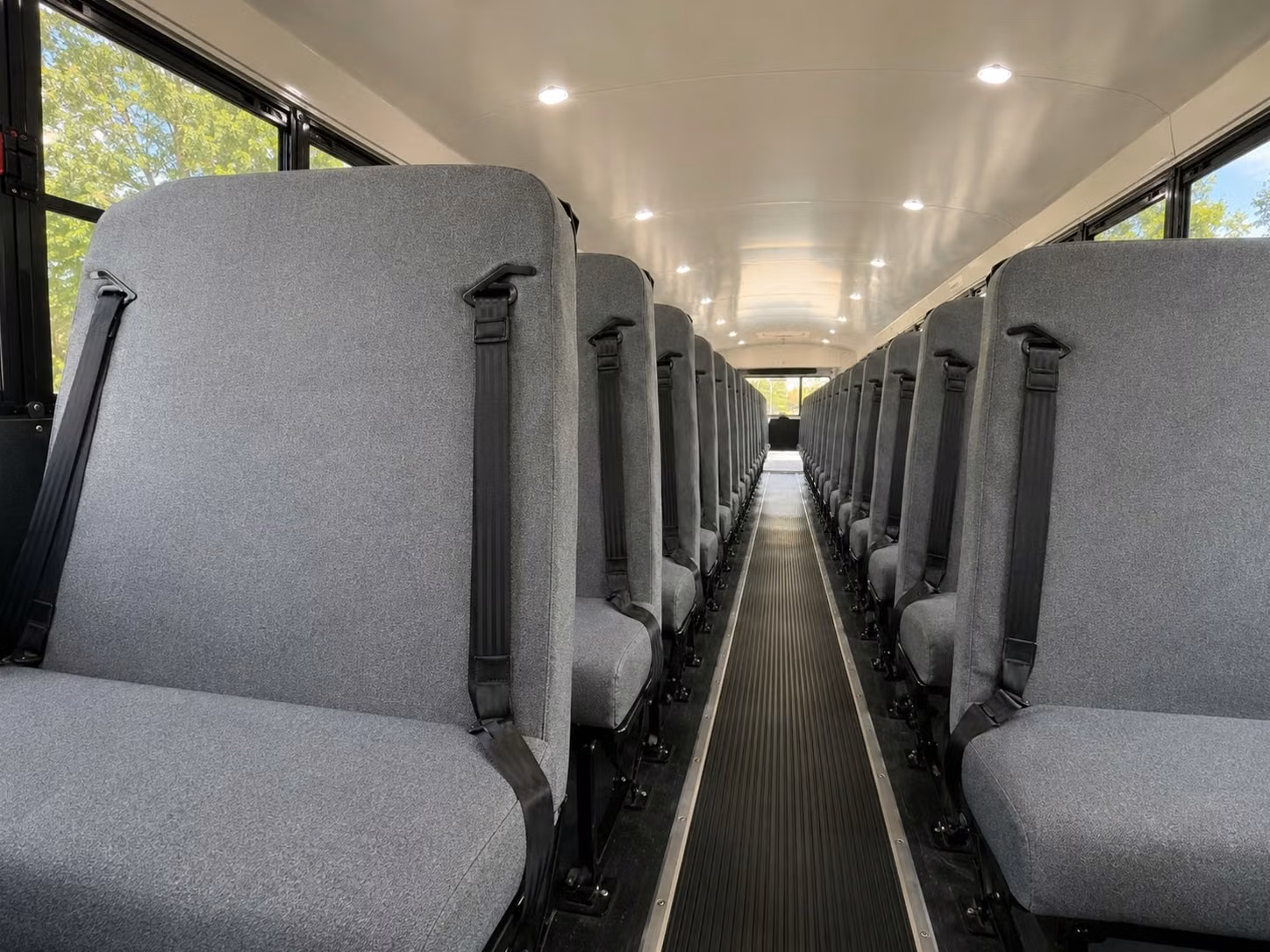 school bus interior