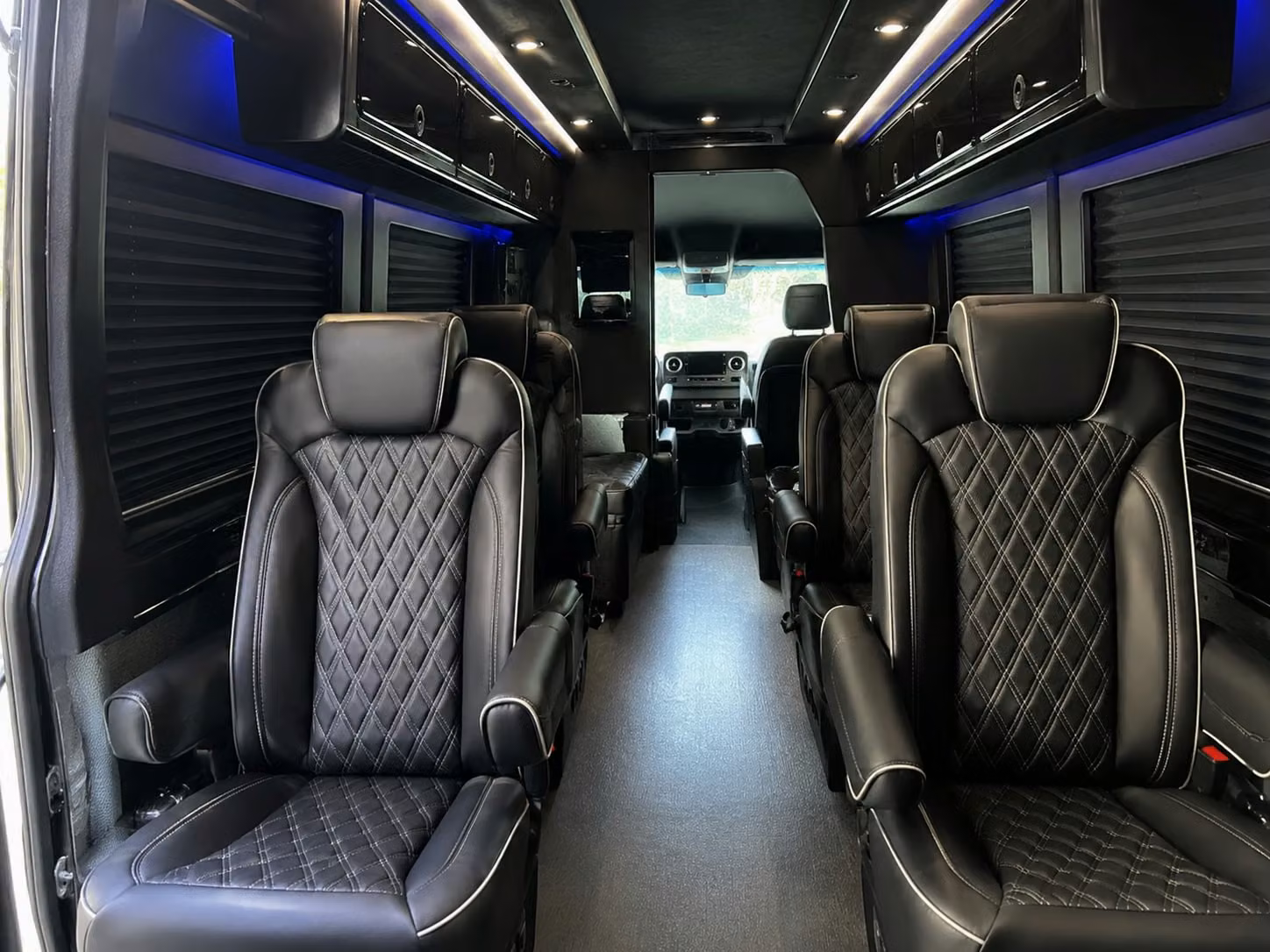 sprinter van with driver interior